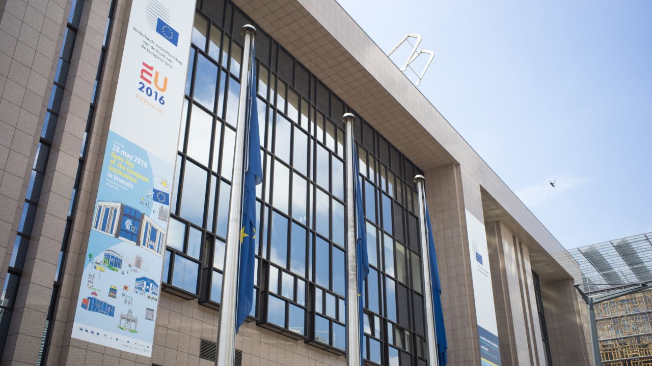 The Justus Lipsius building in Brussels, Belgium -- home to the European Council.