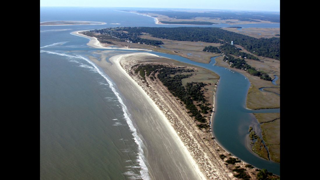 South of Charleston, South Carolina, on the southern end of Kiawah Island, you'll find miles of untouched beach at Beachwater Park. 