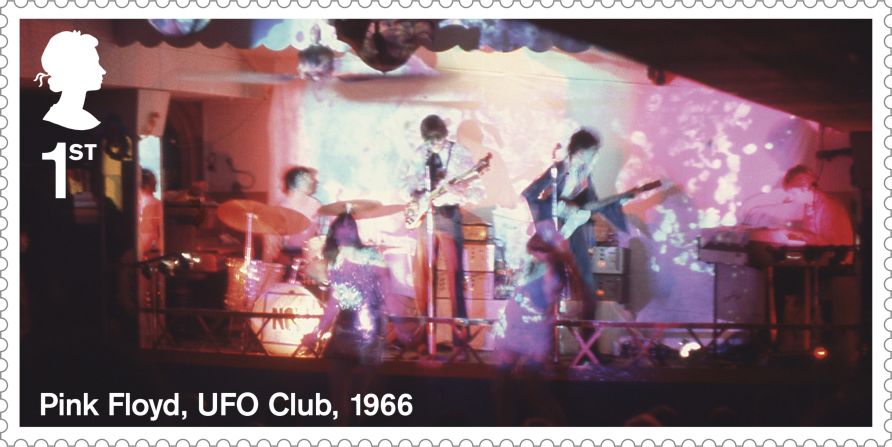 Pink Floyd performing at the UFO Club in 1966