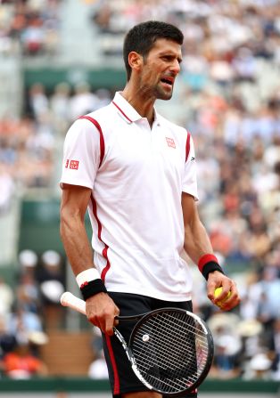 Djokovic, bidding for a first French Open crown, also became annoyed when Darcis struck winning drop shots. 