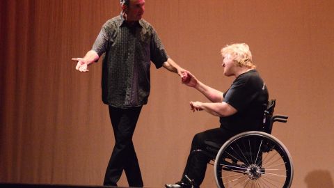 Westerman and dance partner David Mineo.