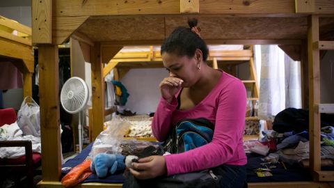 Yadira Lozano Odio is overcome with emotion thinking of friends she left behind in Cuba.
