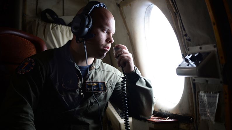 Aircrewman Operator 2nd Class Brandon Fregeau searches for <a href="index.php?page=&url=http%3A%2F%2Fwww.cnn.com%2F2016%2F05%2F26%2Fmiddleeast%2Fegyptair-airbus-signals-detected%2F" target="_blank">EgyptAir Flight</a> <a href="index.php?page=&url=http%3A%2F%2Fwww.cnn.com%2F2016%2F05%2F26%2Fmiddleeast%2Fegyptair-airbus-signals-detected%2F" target="_blank">804</a> from a patrol aircraft provided by the U.S. Navy on Friday, May 20. Some of the wreckage was found north of Alexandria, Egypt, the next day. There were 66 people on the plane when it crashed during a flight from Paris to Cairo.