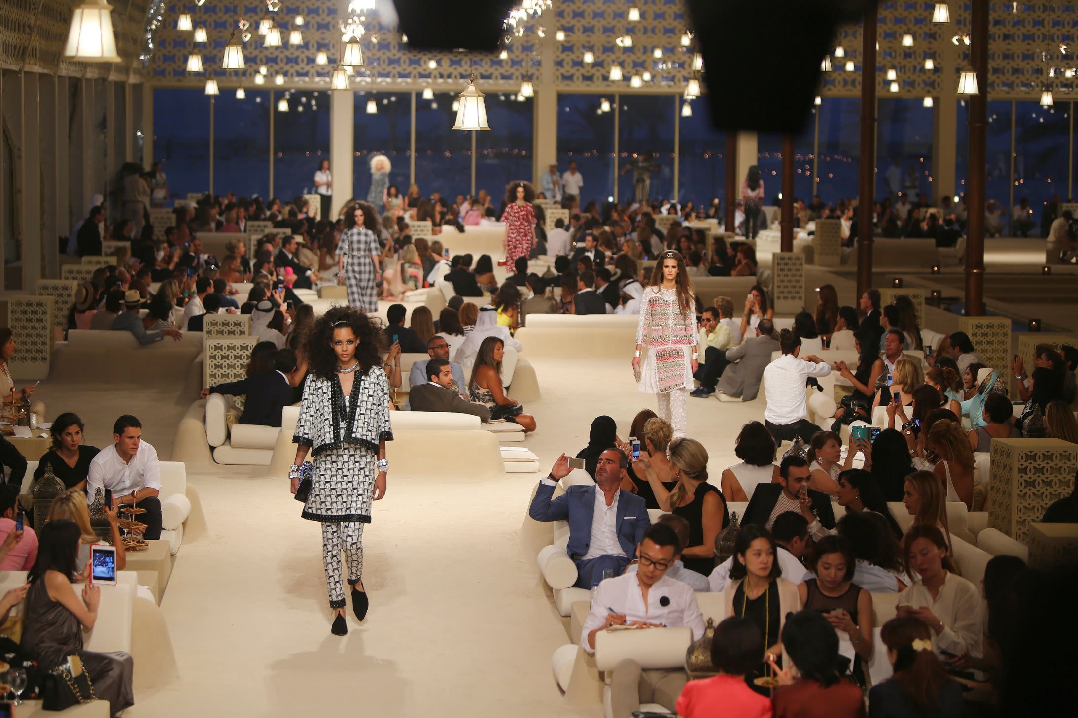 Chanel shows two-tone cruise line to eclectic Dubai crowd