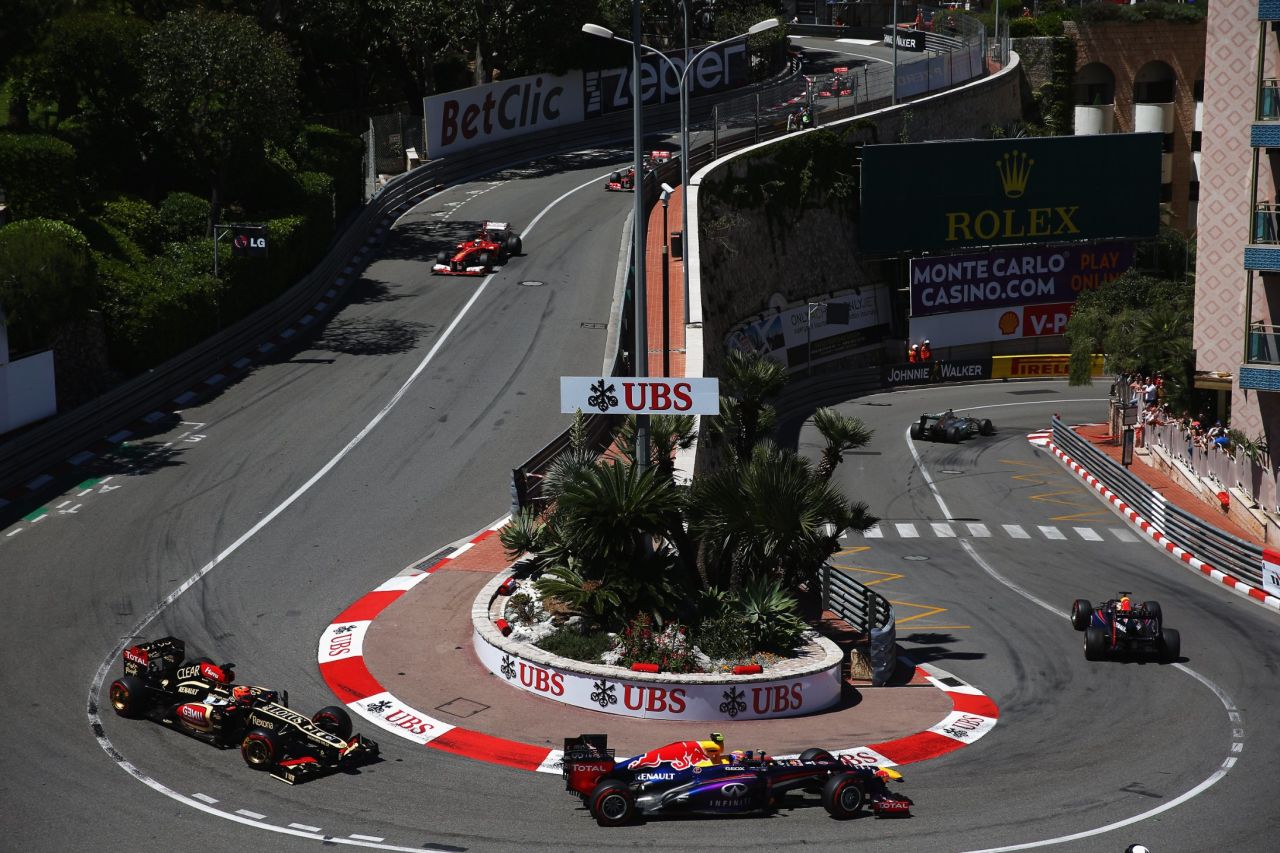 Monaco's famous Fairmont hairpin -- the slowest corner on the F1 calendar. Drivers tiptoe around it at just 31 mph (50 kph).