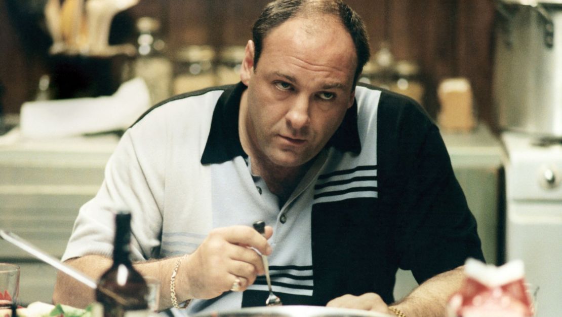 James Gandolfini as Tony Soprano in HBO's "The Sopranos."