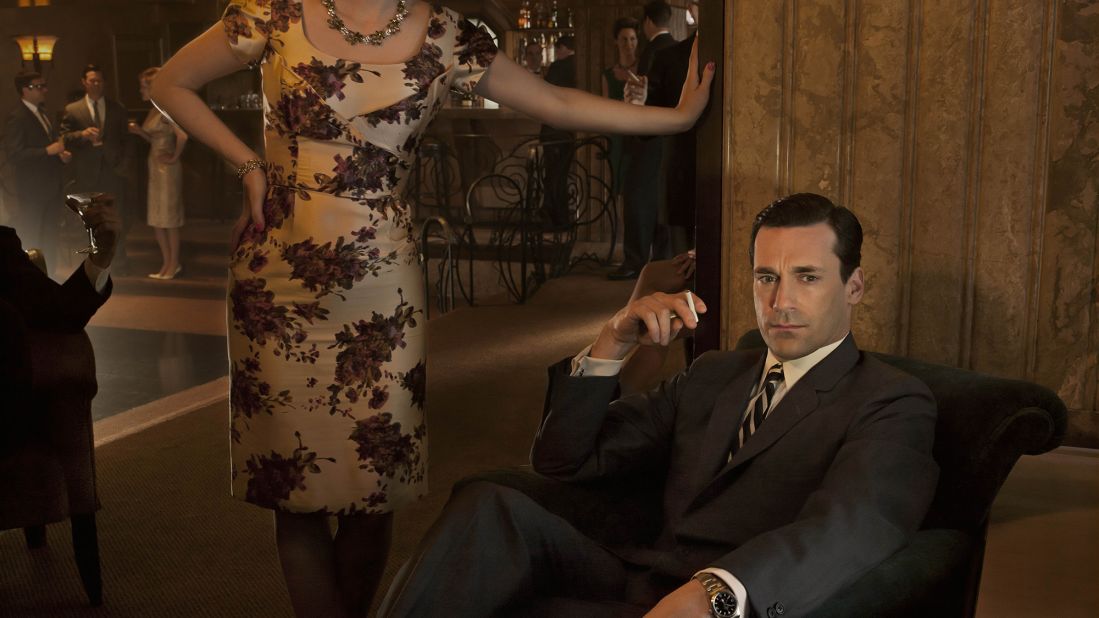 Jon Hamm as Don Draper in "Mad Men" was dapper but emotionally brutal.