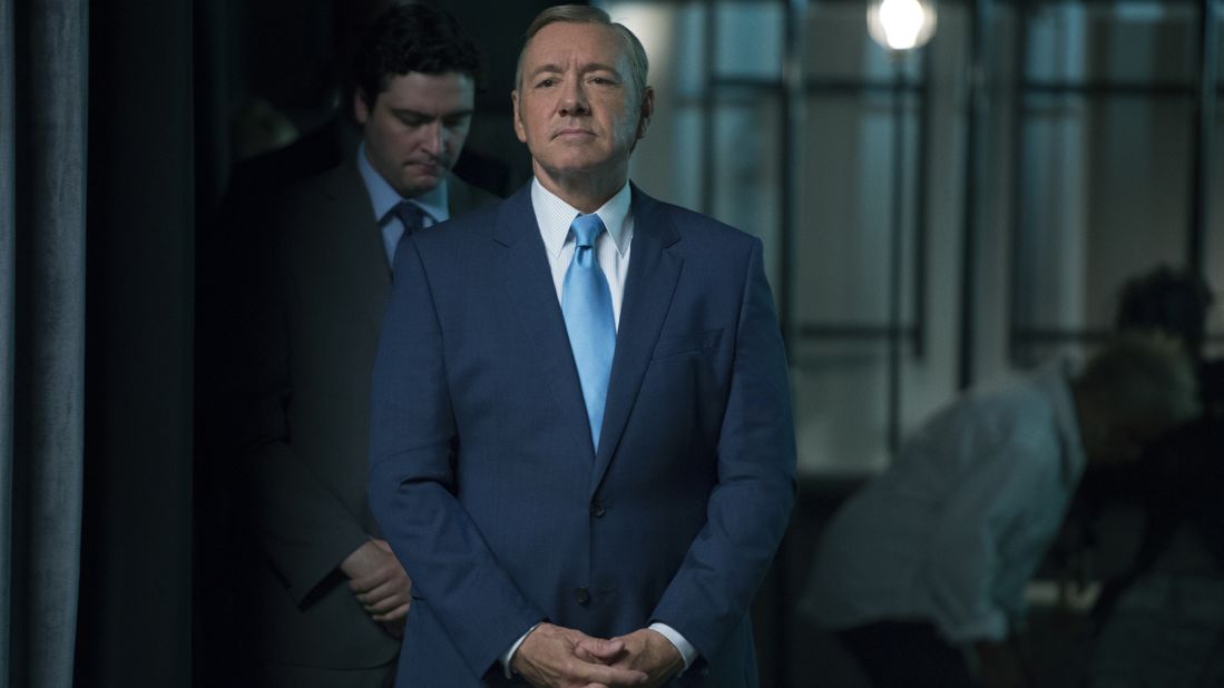 Kevin Spacey plays Francis Underwood, the antihero in chief, on "House of Cards."