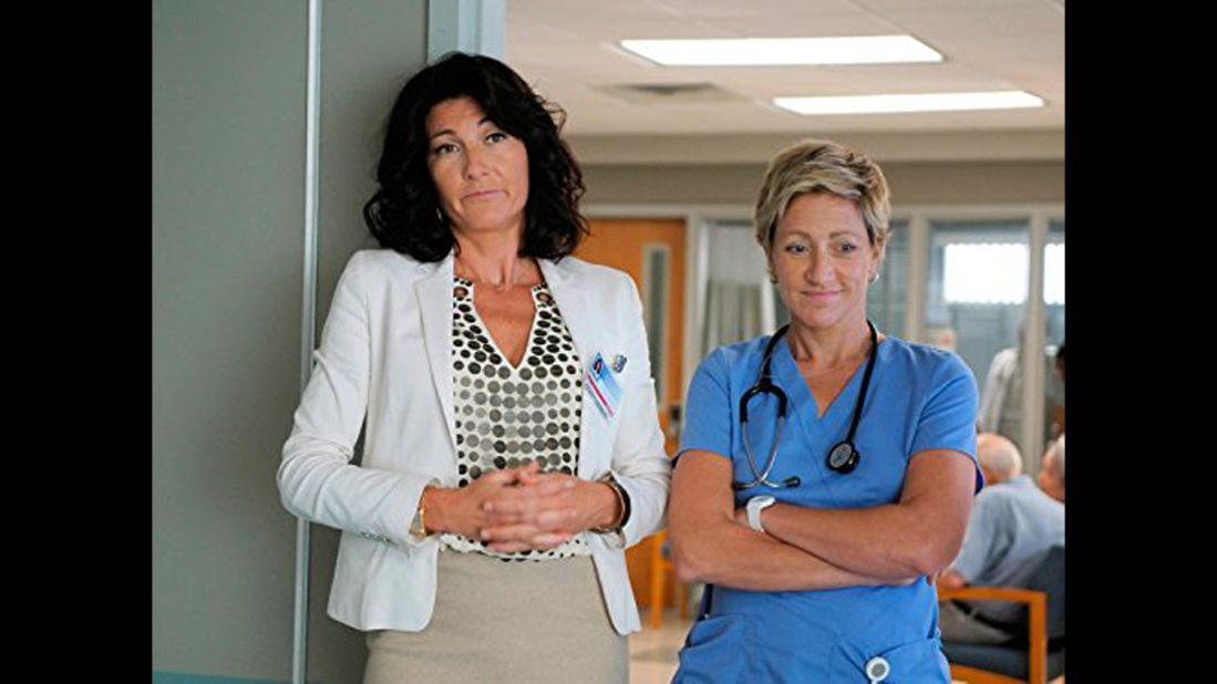 Edie Falco, right, was both brilliant and bad in "Nurse Jackie." 