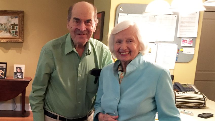 Dr. Henry Heimlich and Patty Gill Ris.