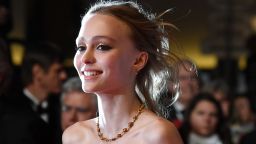 Lily-Rose Depp, the daughter of Johnny Depp, at the 69th Cannes Film Festival in Cannes France on May 13. 
