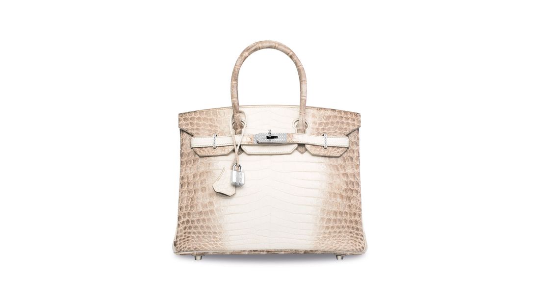 This diamond-encrusted Hermès Birkin bag is priced at 220,000 euros