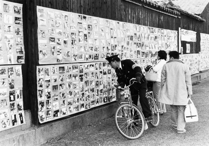 "I had big open-air exhibition with a sign that said, 'Are you in these photos? If you find yourself, please take it for free on the last day.' It developed into a kind of neighborhood festival along the Kamo River. Many people came: teachers, policemen, old women and children."