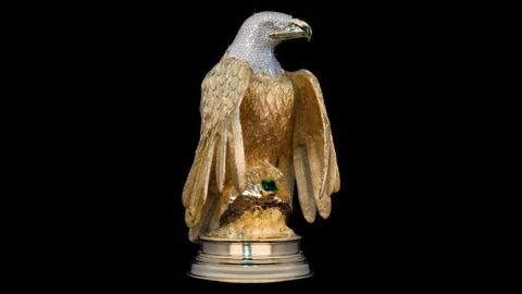 The Golden Eagle was to be used to raise money for cancer research, its owner says.