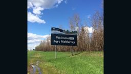 As some Fort McMurray residents return home today, someone changed a sign on the side of a road into town recently from "Welcome to Fort McMurray" to "Welcome HOME Fort McMurray"