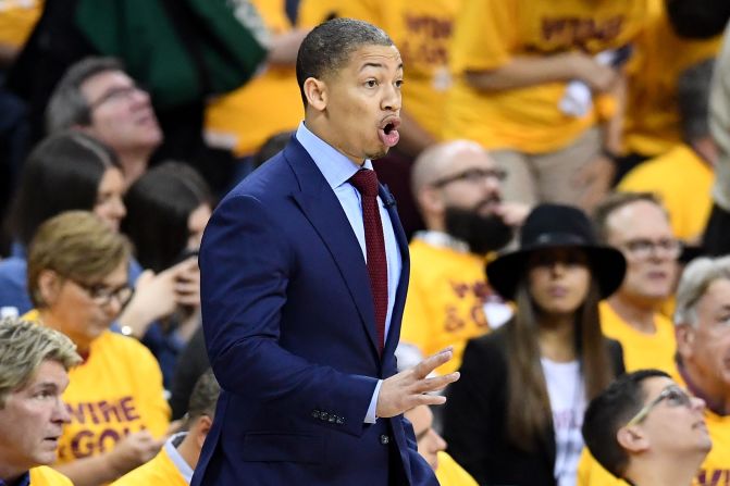 Tyronn Lue of the Cavaliers is gunning to be the first rookie head coach to lead his team to the NBA championship since Pat Riley in 1982. Riley, incidentally, replaced coach Paul Westhead in the middle of that  Lakers season, a feat Lue will also try to replicate after replacing coach David Blatt this year. 