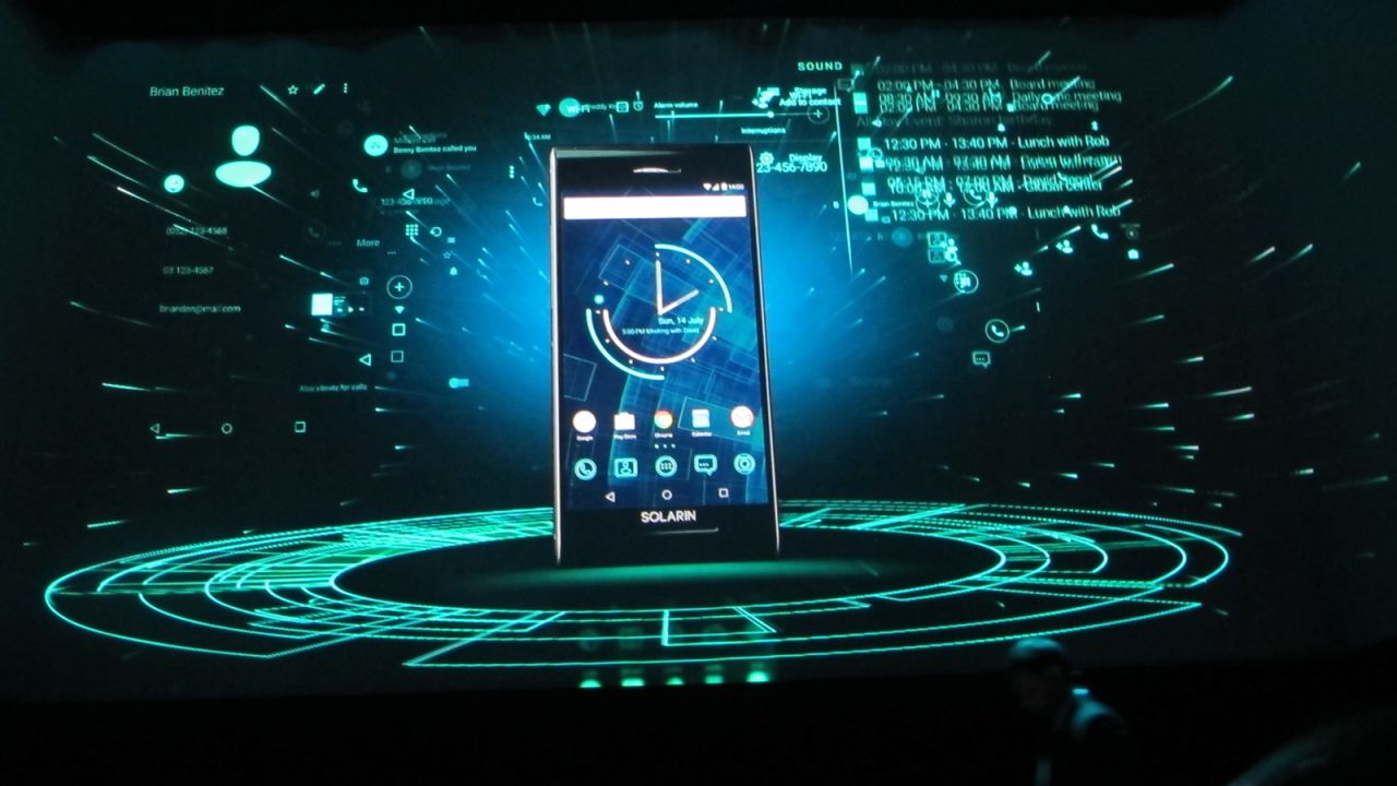 Solarin is a new Android smart phone by Israeli start-up Sirin Labs, unveiled at a Tuesday press conference in London. 