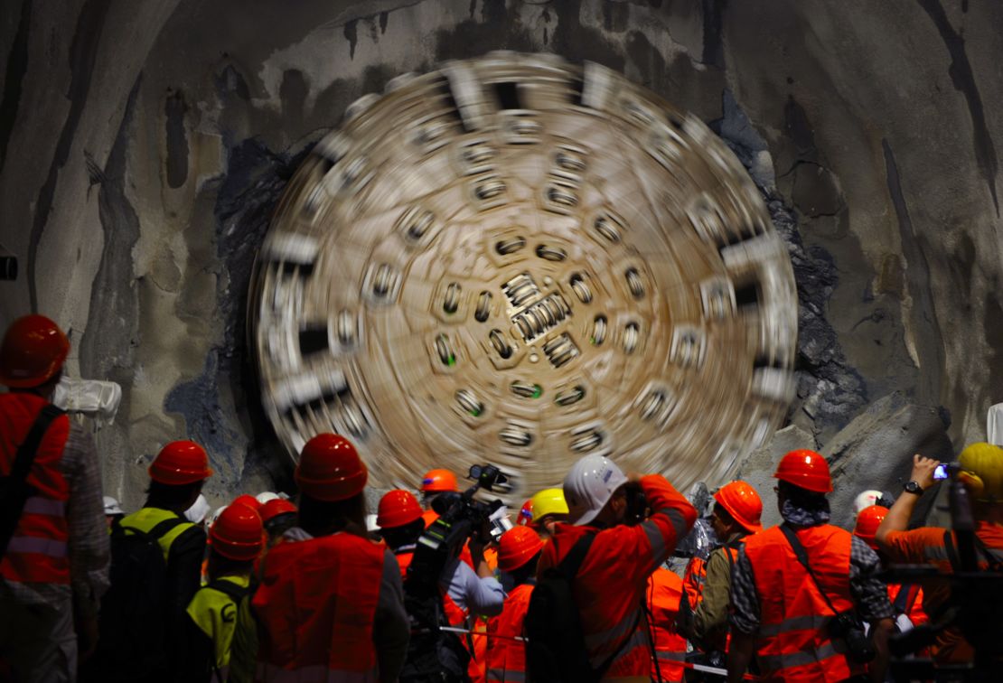 Gotthard tunnel, world's longest, opens in Switzerland