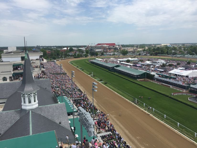 The Kentucky Derby, held at Churchill Downs, Louisville, welcomed 167,000 spectators in 2016, just 3,000 short of the previous year's record.