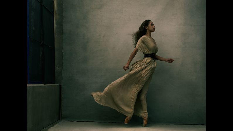 Photographer Annie Leibovitz is taking her acclaimed 'WOMEN' exhibition to ten cities around the world, in partnership with UBS. Her latest work features a series of 'New Portraits' of people she believes embody the changing roles of women today. One of those is the first African-American female principal dancer with the American Ballet Theatre, Misty Copeland. 