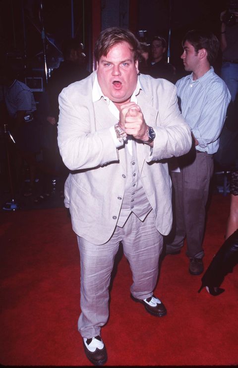 Comedian and actor Chris Farley, who launched his career on Saturday Night Live, died in December 1997 of a combination of the opioid morphine and cocaine, complicated by heart disease. He was 33 years old.