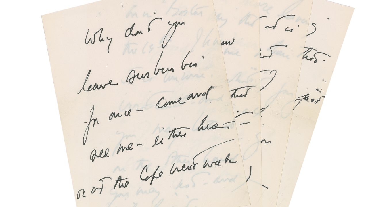JFK love letter