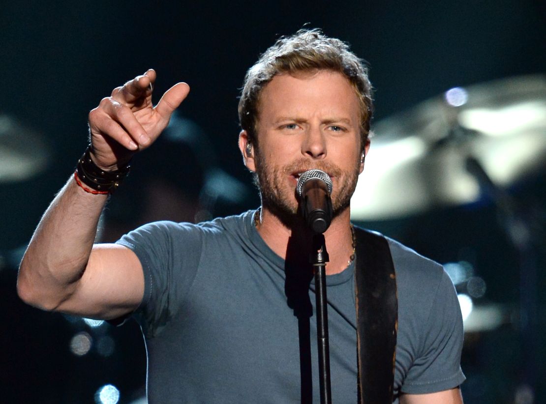 Dierks Bentley performs onstage during ACM Presents: An All-Star Salute To The Troops at the MGM Grand Garden Arena on April 7, 2014 in Las Vegas, Nevada.