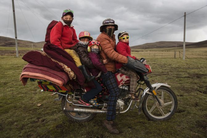 For Tibetans, who usually scratch a living farming and herding, the harvest, which lasts several weeks, is an important way to earn money. 