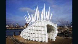 This pod can be used to grow crickets for food in urban environments. 