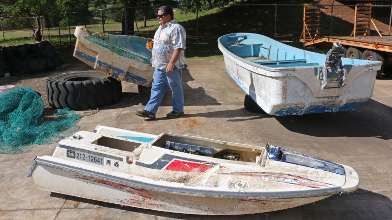 Although this piece of debris is linked to the 2011 Japanese tsunami, the survey shows that most of the marine trash is not due to the storm.