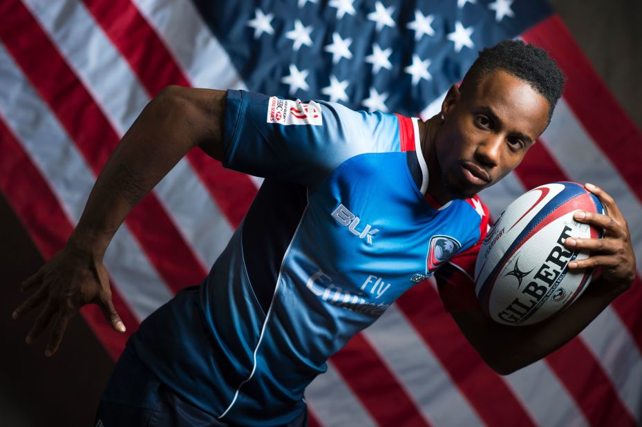 He is dreaming of qualifying for the Rio 2016 Olympics in sprinting as well as being part of the USA Sevens team. 