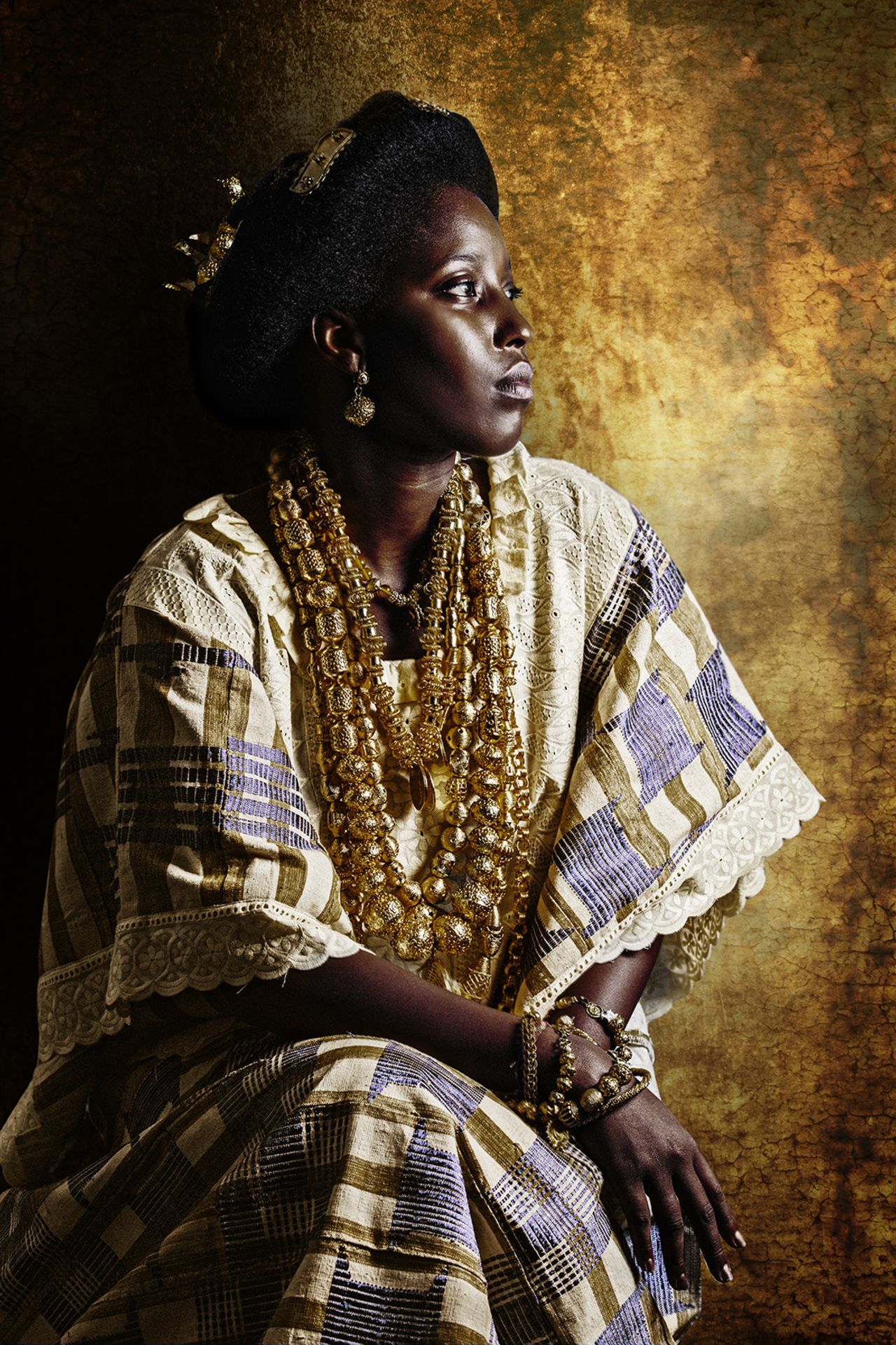 <a href="https://www.instagram.com/joana_choumali/" target="_blank" target="_blank">Joana Choumali</a> is an award-winning artist and photographer from the Ivory Coast, who uses photography to explore her own identity. In her series <a href="https://edition.cnn.com/style/article/joana-choumali-resilients-photography/index.html" target="_blank">'Resilients'</a> she captures women who are told they aren't "real Africans." She focused on the generation of women growing up in cities or out of their country of origin, picking up international influences along the way.
