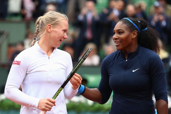 On the women's side of the tournament, Serena Williams will have the chance to defend her title after beating unseeded Dutchwoman Kiki Bertens 7-6 (9-7) 6-4.