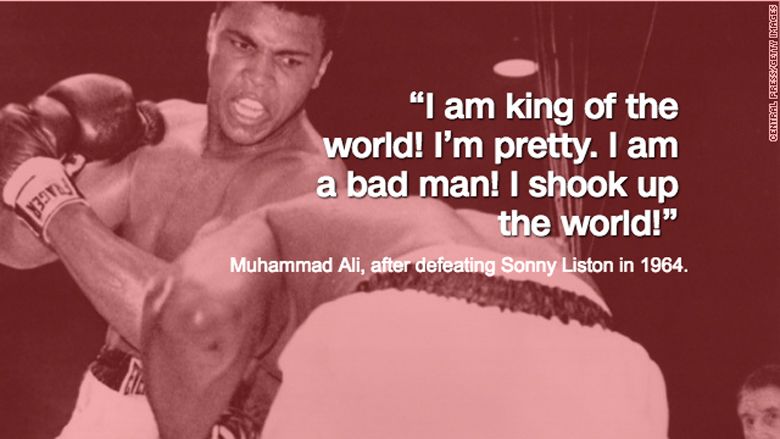 Muhammad Ali quote: I'm the greatest thing that ever lived! I'm the king