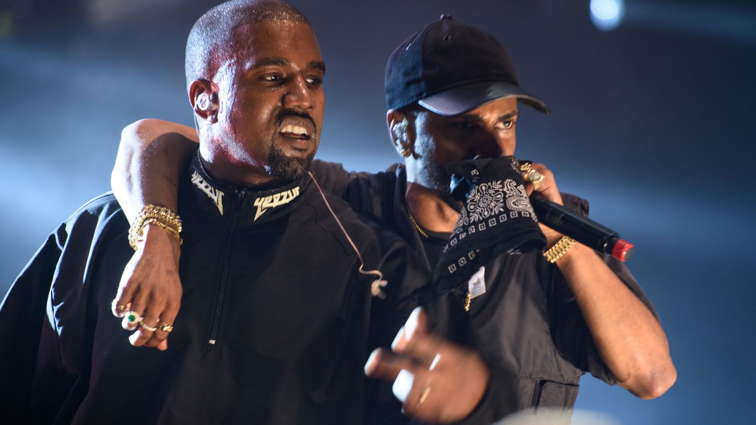 Kanye West and Big Sean team up Sunday for the 2016 Hot 97 Summer Jam in New Jersey.  A later show was canceled.