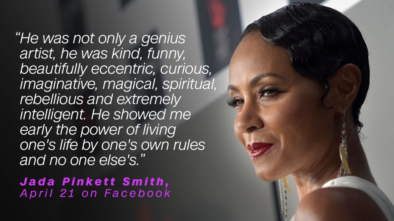 The singer inspired actress Jada Pinkett Smith to play by her own rules. 
