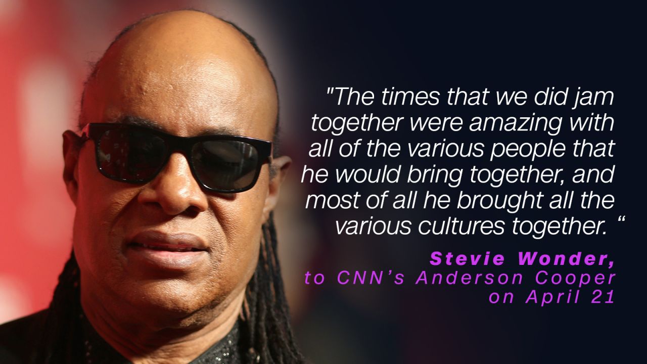 Stevie Wonder admired the versatility of Prince. He and Madonna paid tribute to the late star during the Billboard Music Awards in May.  