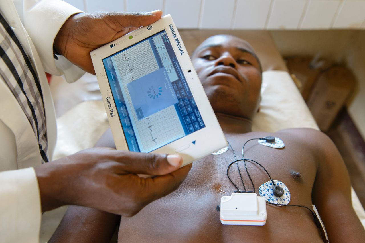 Cameroonian entrepreneur, Arthur Zang, has invented a touch-screen heart monitoring device that records, and then sends heart activity to a national healthcare center for evaluation. It could have hugely positive potential for rural populations far from hospitals. <br /><br /><a href="http://edition.cnn.com/2016/06/06/africa/arthur-zang---cardio-pad-cameroon/index.html" target="_blank">Read more</a> about this device. 