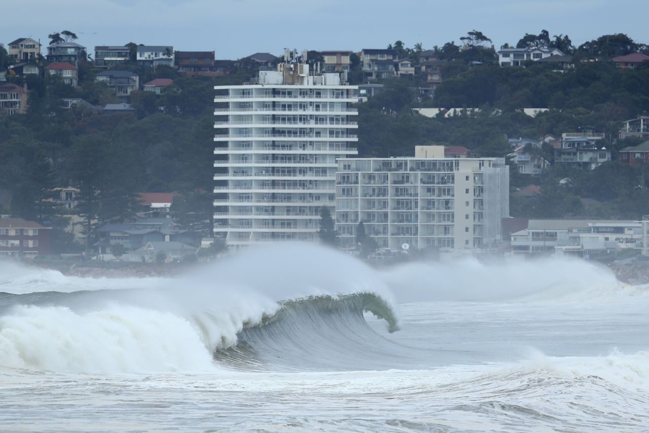 The storm has now moved down through Victoria and onto Tasmania, where it is causing record flood levels. 