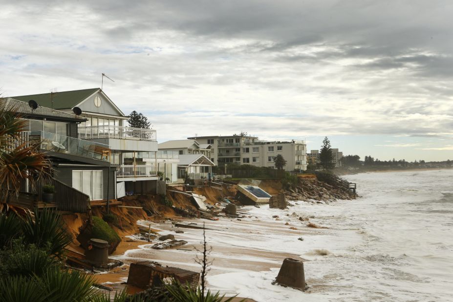 The storm coincided with a king tide, causing extensive erosion on Sydney's northern beaches. 