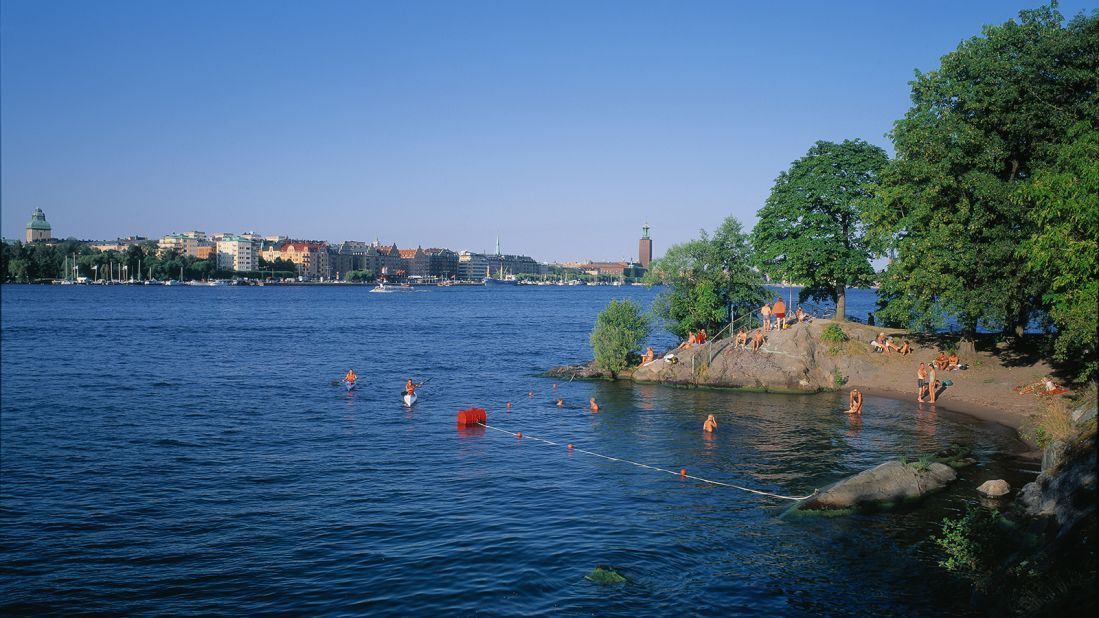 When the summer sun shines on the Swedish capital, locals grab their swimsuits. The archipelago city has plenty of pretty beaches and secluded coves. 