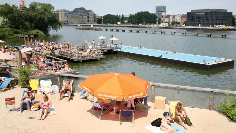 It may be miles from the sea, but the German capital has no shortage of glorious freshwater beaches.