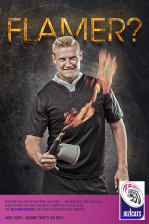 Kuni says the machismo of South African rugby has discouraged many <a  target="_blank" target="_blank">LGBT </a>lovers of the game from taking part.
