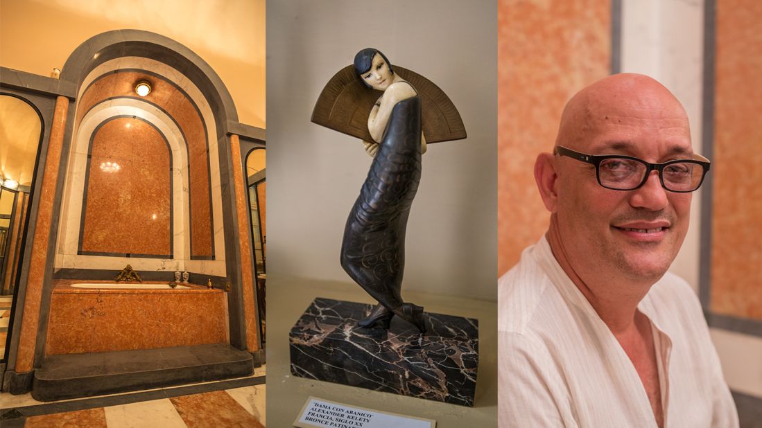 "For many years, most people simply overlooked Cuban Art Deco. They thought that colonial architecture was the priority," says Gustavo Lopez, director of Habana Deco, a group that protects Cuba's Art Deco heritage. But the tide is changing. Lopez is also deputy director of the National Museum of Decorative Arts. Mostly neo-classical, the 1920s villa housing the museum features an oppulently Art Deco bathroom.<em> 502 Calle 17, between D and E</em>