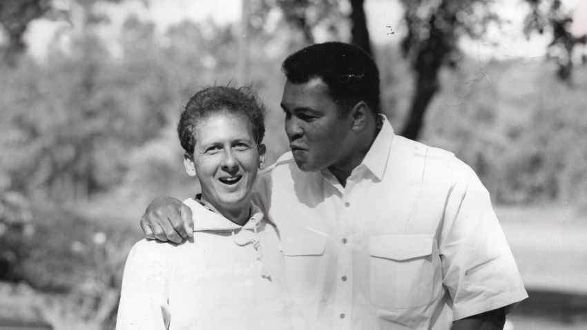 Muhammad Ali with the biographer Davis Miller, a longtime friend.