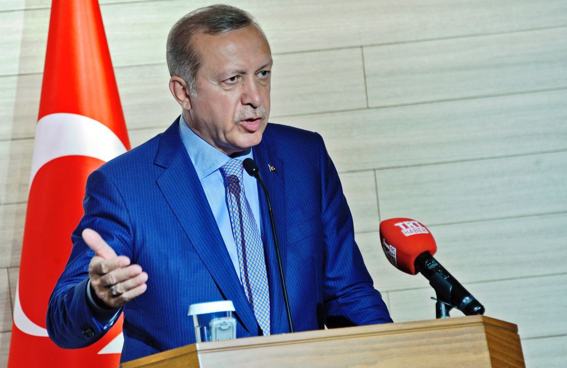 President Recep Tayyip Erdogan encourages women to have at least three children.