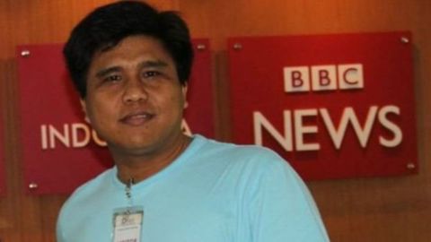 BBC Myanmar reporter Nay Lin was jailed for three months for assaulting a police officer. 