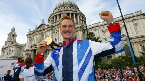 Briton Greg Rutherford is defending Olympic long jump champion.