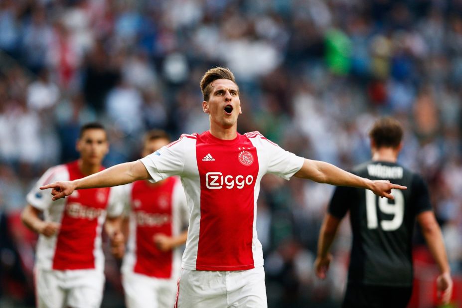 Since arriving at Ajax Amsterdam in 2014, the tall striker has steadily improved -- from 11 goals in 21 games in his debut season to 21 in 31 during the 2015-16 campaign. <br />A sign of how highly the Dutch club rated him is that Ajax handed Milik the No. 9 shirt for last season shortly after his original loan move from Bayer Leverkusen became permanent. <br />A keen dribbler who can score from distance with his trusty left foot, Milik endeared himself to the Ajax faithful when he plundered six goals in a cup tie. <br />At international level, he has also hit the ground running -- with 10 goals from 24 games after making his debut in 2012. Perhaps the most enjoyable came as Poland beat Germany, then recently-crowned as world champion, for the first time, winning 2-0 in a Euro 2016 qualifier in October 2014. <br />That was one of six goals Milik, who has formed a good partnership with Robert Lewandowski up front, scored in nine Euro 2016 qualifiers. <br />He has been linked with English Premier League champion Leicester and Spain's five-time Europa League winner Sevilla.