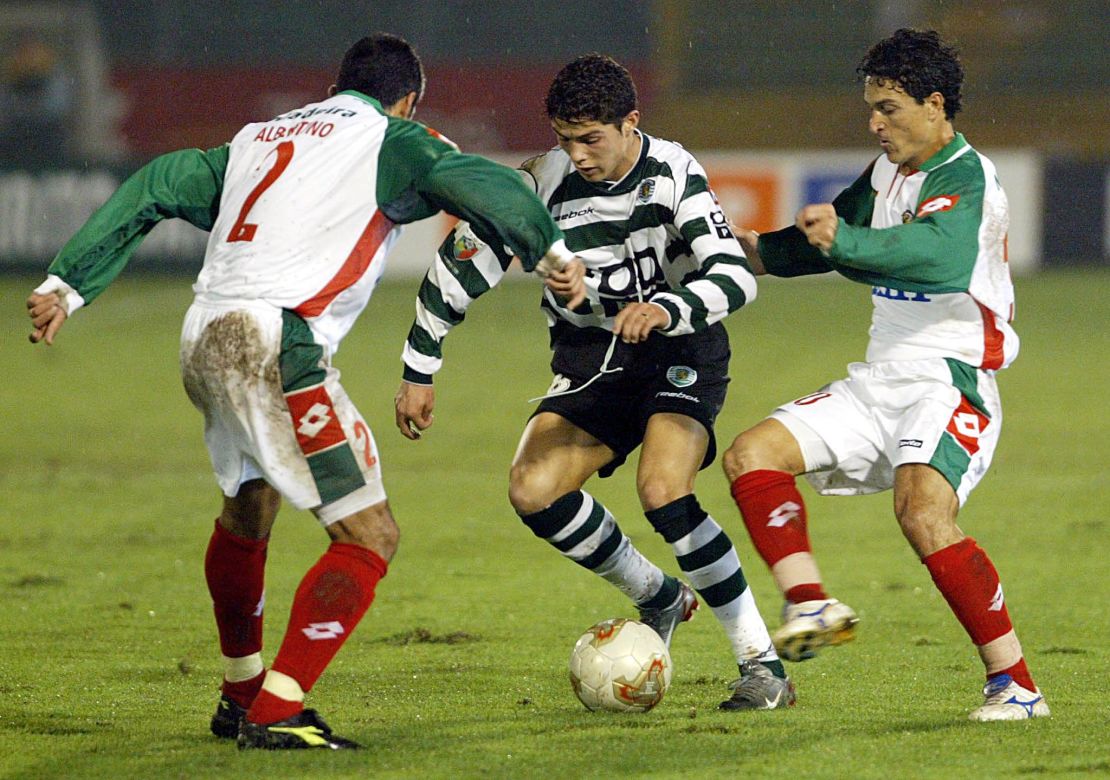 Ronaldo made his Sporting debut at the age of 17.